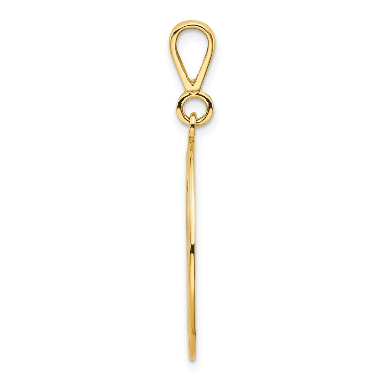 14K Yellow Gold Large Masonic Pendant - (A82-857)