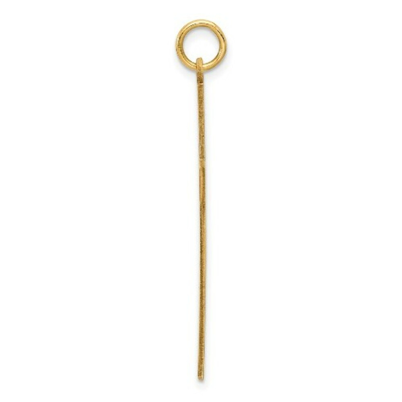 14K Yellow Gold Laser Designed Cross Pendant 40mm length - (A99-987)