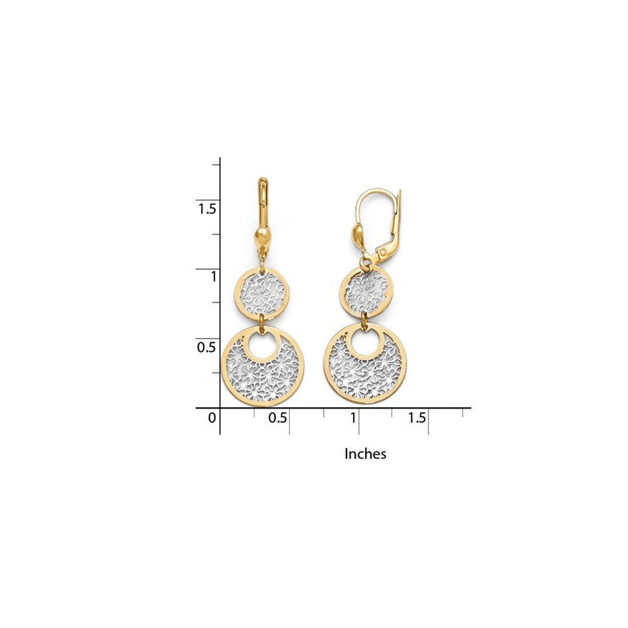 Women's Gold Diamond Stud Earrings Labgrown 14K White Gold 14 Rose Gold 14K Yellow Gold Post Earring Pair Threader Earrings 14K White Gold / 1 ctw (
