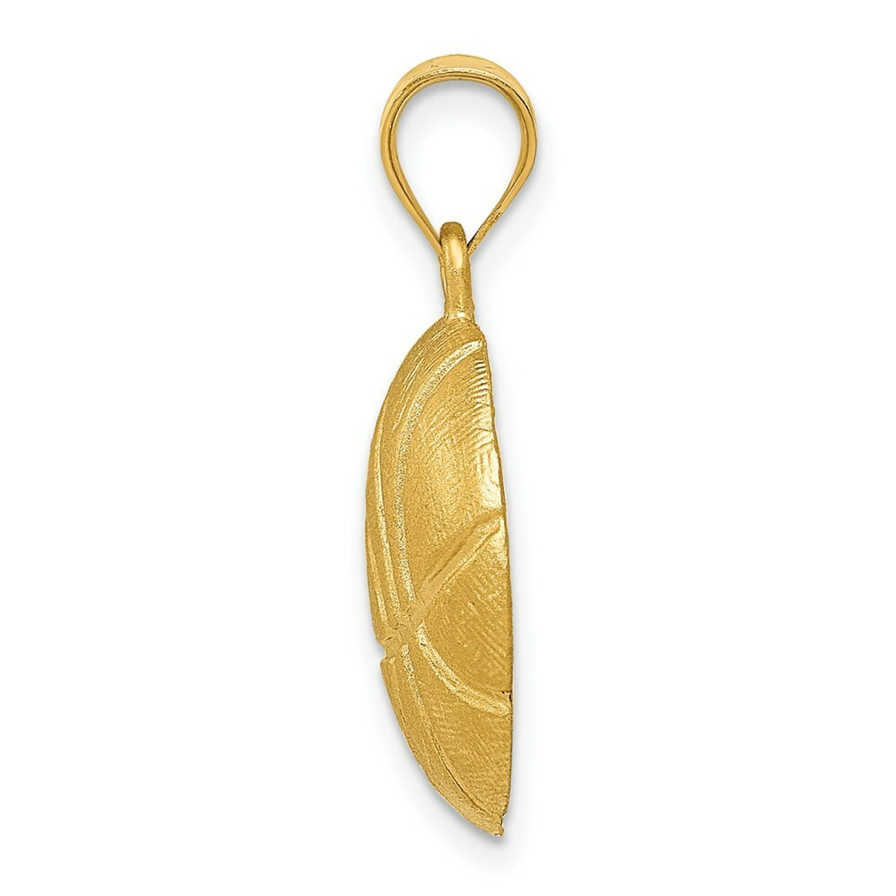 14K Yellow Gold Basketball Charm - (A83-739)