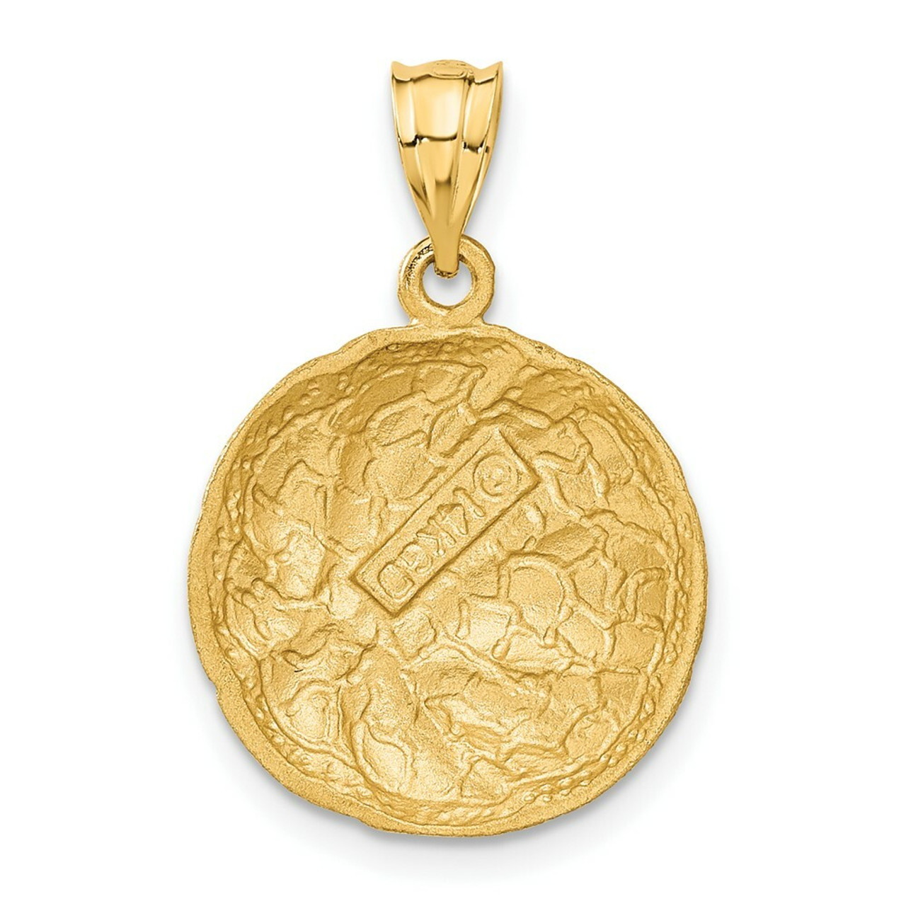 14K Yellow Gold Basketball Charm - (A83-739)