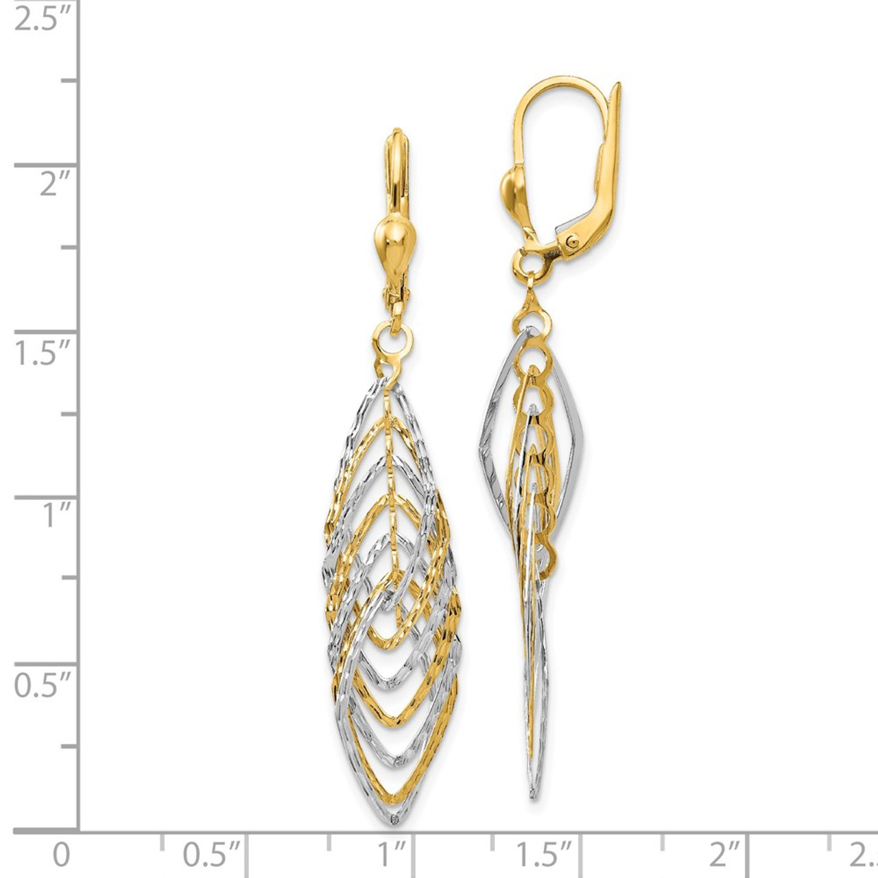 18K Yellow Gold Earrings with Fancy Yellow & Cognac Diamond – Sazingg