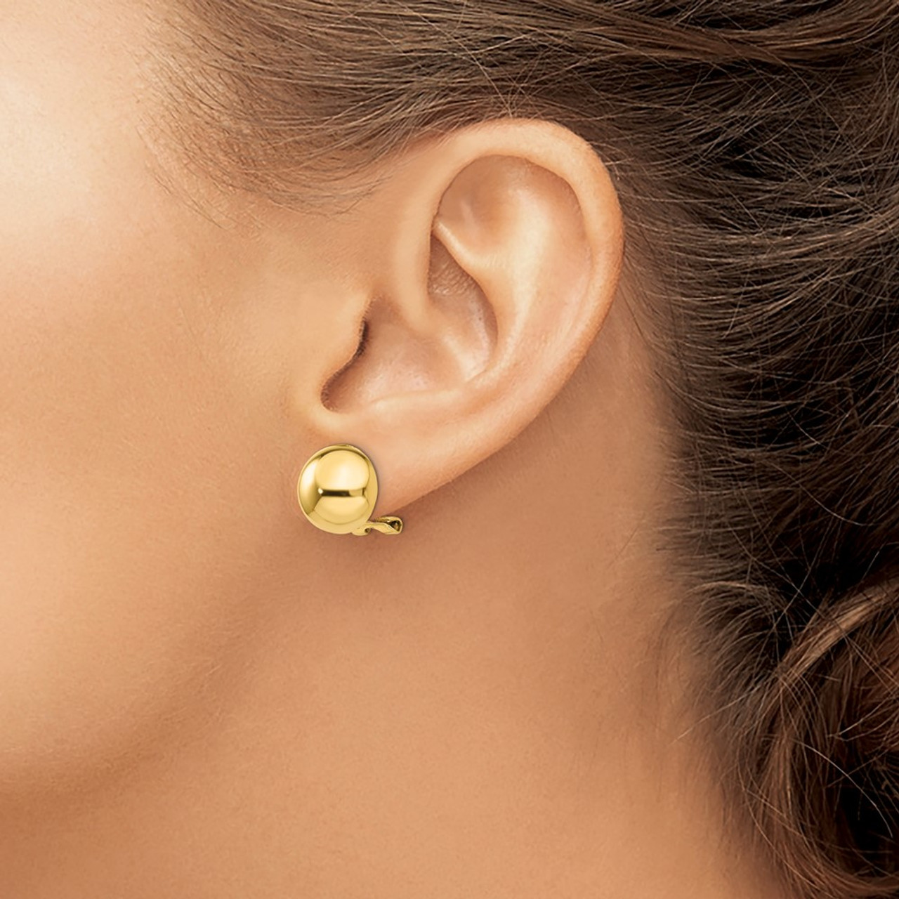 14K Solid Gold Ball Stud Earrings 3mm – J&CO Jewellery