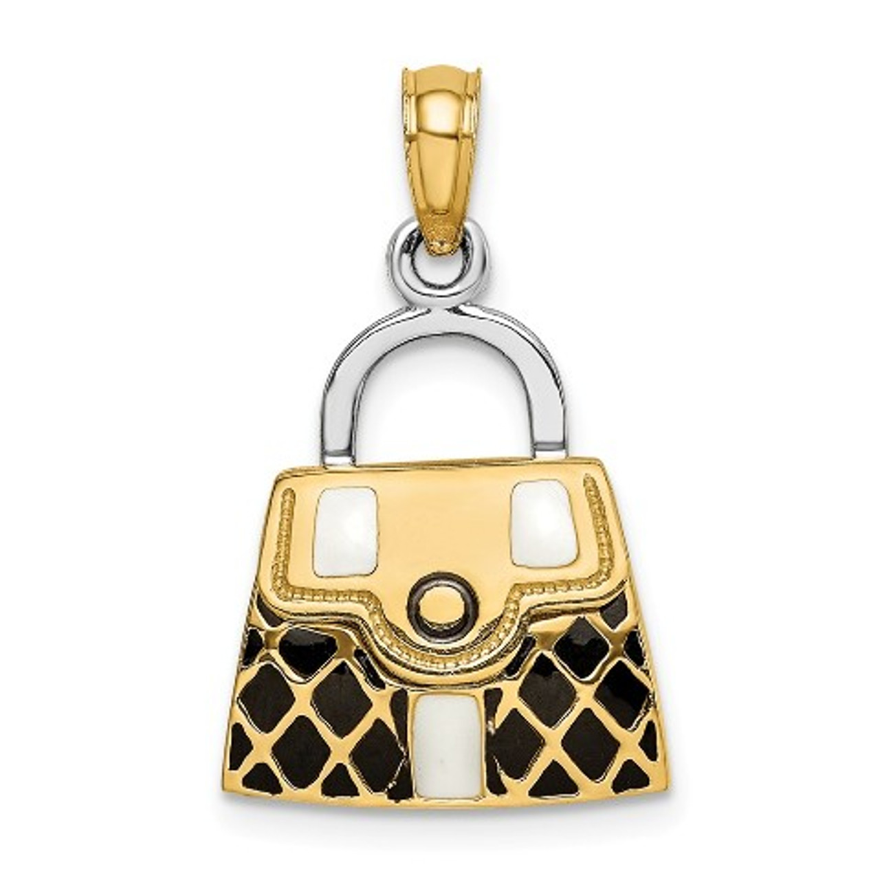 Louis Vuitton Style Enameled Charms Keychain/Bag Charm