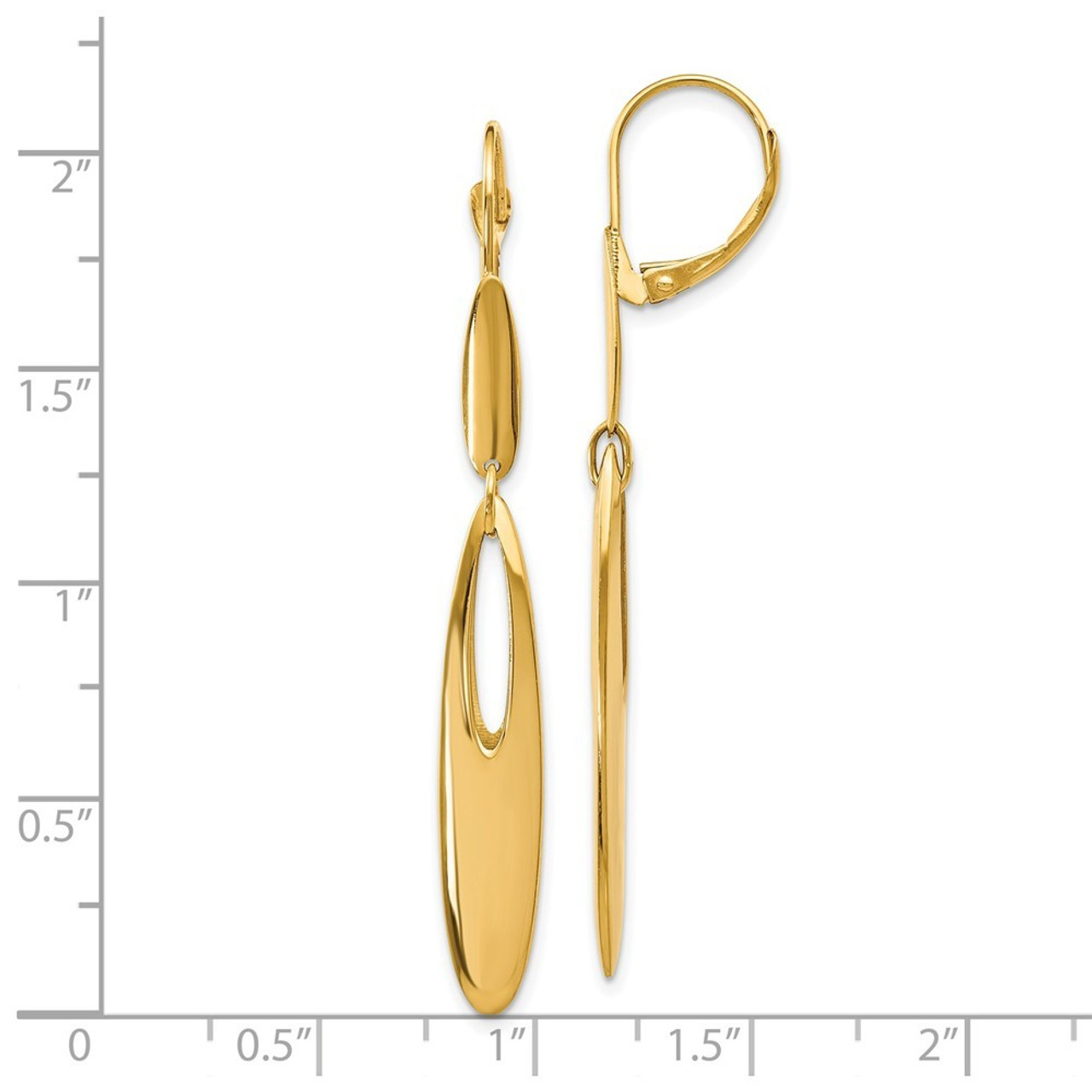 [wingbling] 14K Gold☆Roselle Earrings 14K rose gold leverback earrings with single-cut diamonds