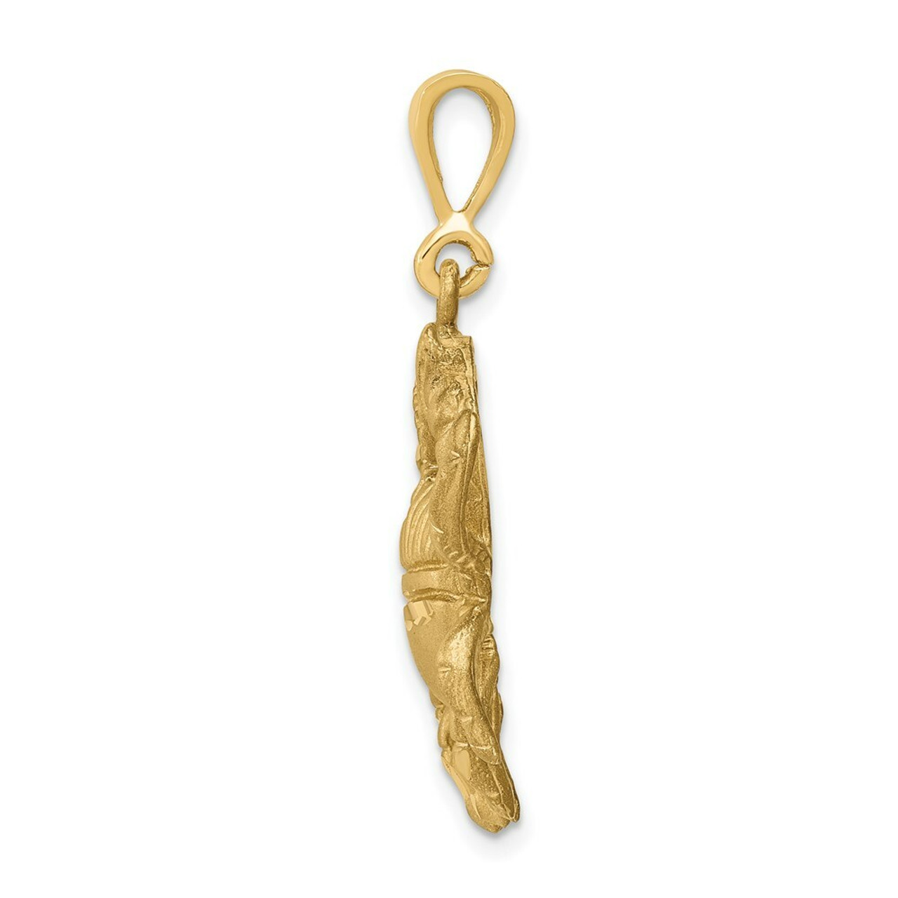 14K Yellow Gold Cancer Zodiac Charm - (A83-681)