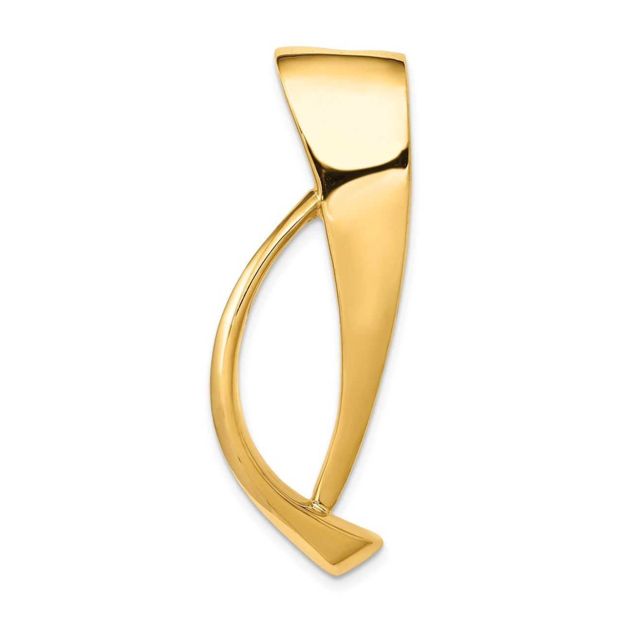 14K Yellow Gold Modern Slide - (A98-332)