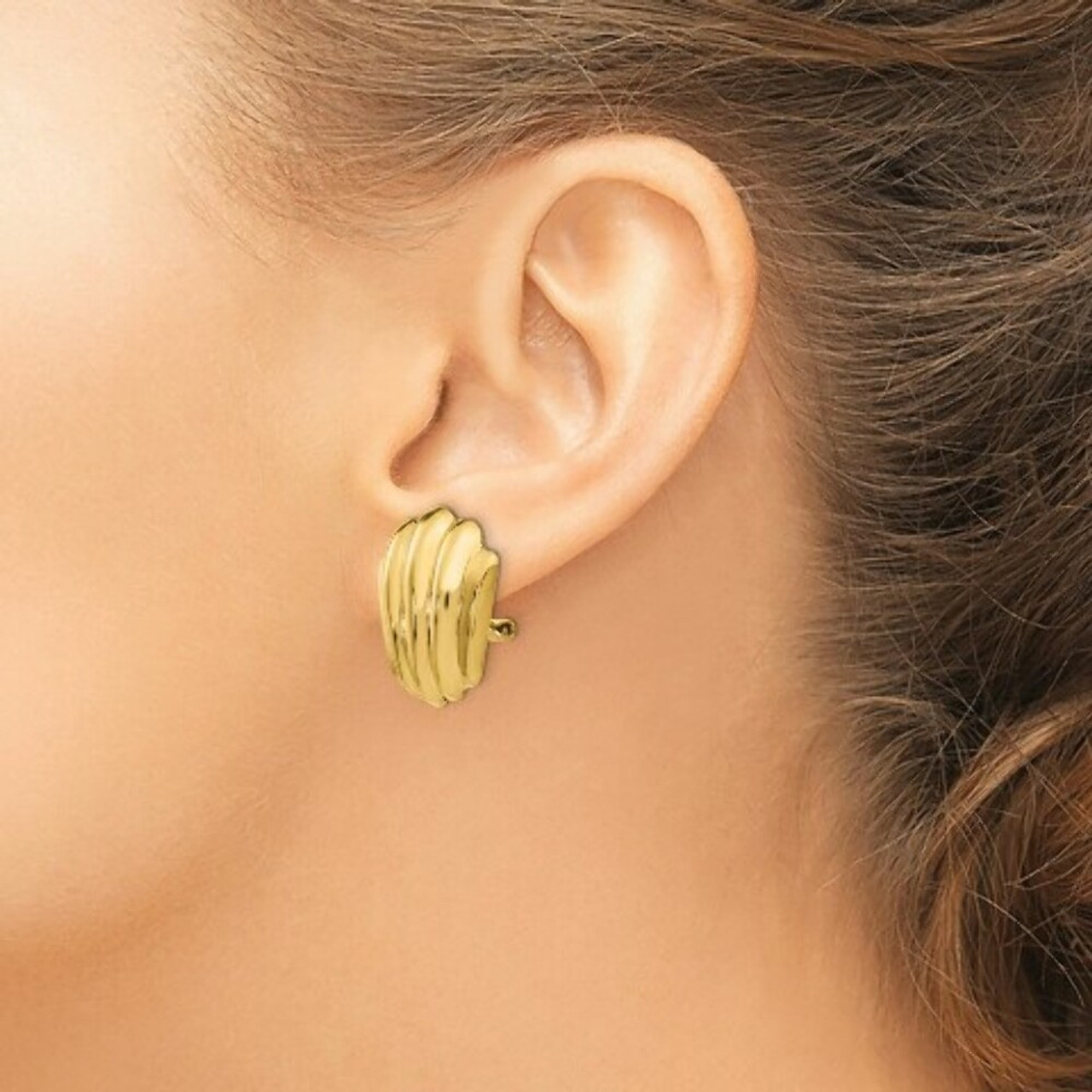 Fashionable Basic Style Long Tube Non-pierced Clip-on Earring | SHEIN