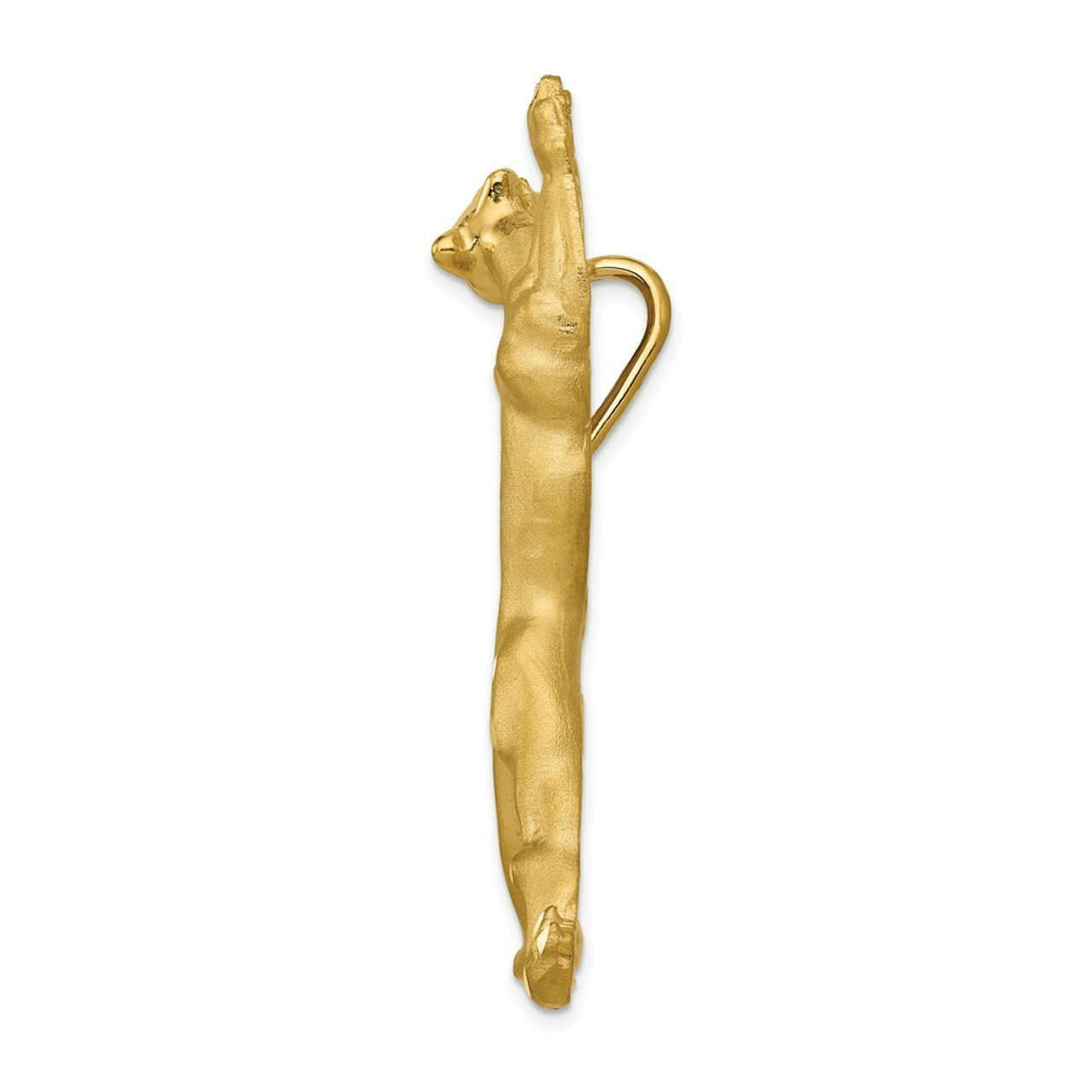 14K Yellow Gold Panther Pendant - (A83-921)