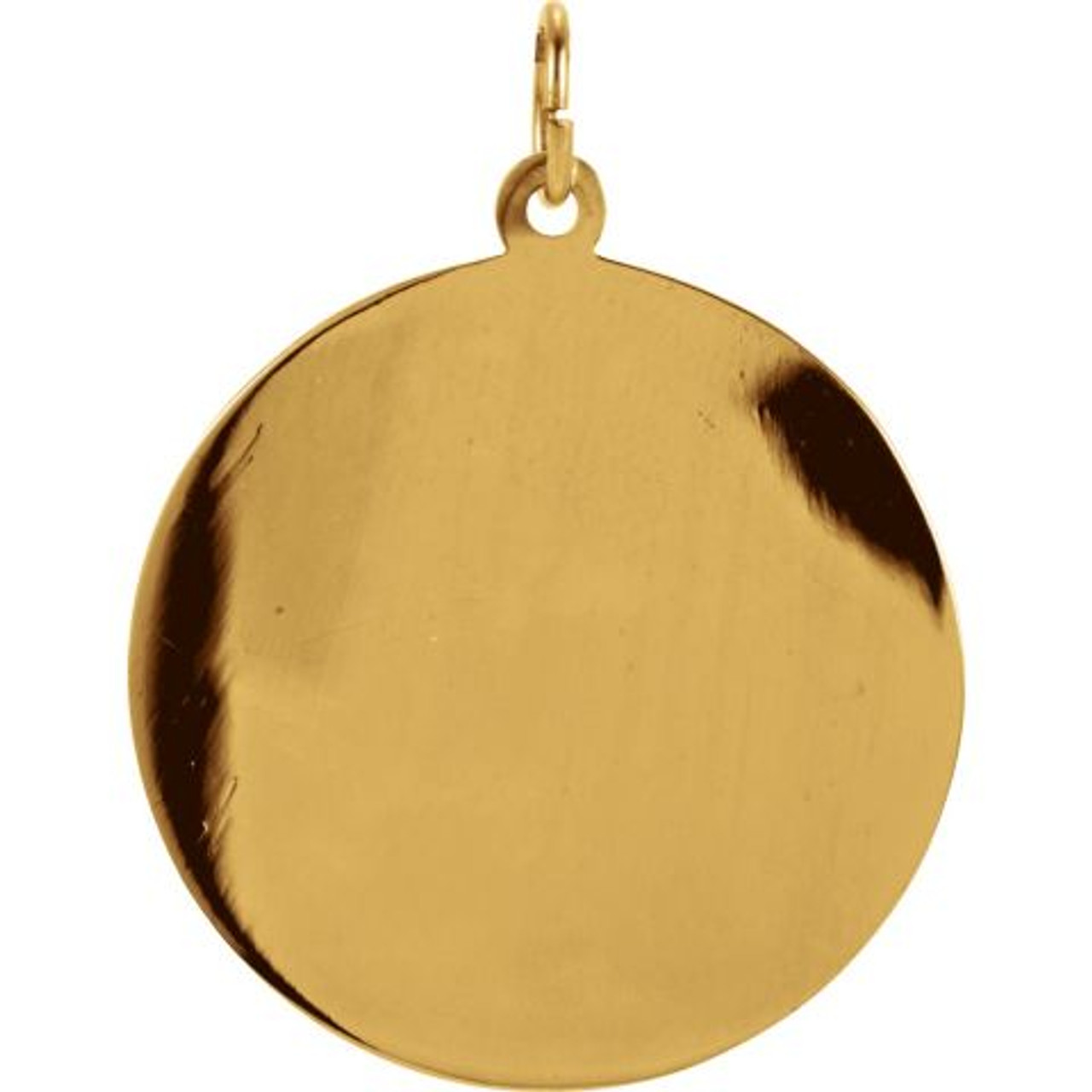 14K Yellow Gold 25mm St. Anthony Medal - (B16-147)
