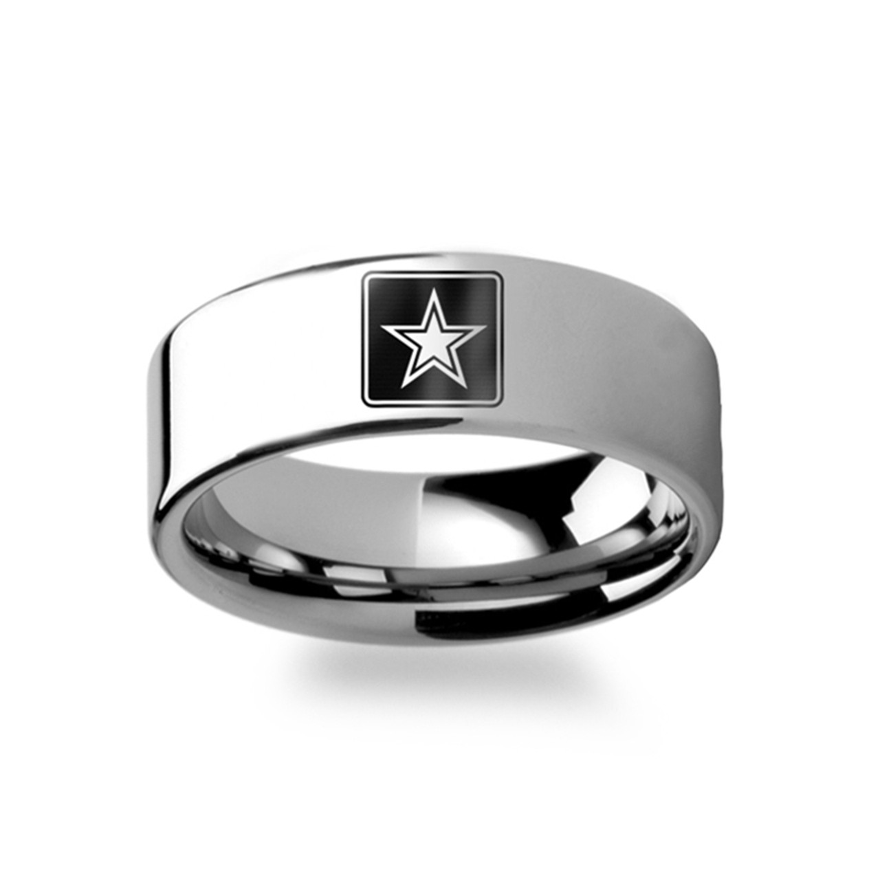 Eternal Sparkles Men's Stainless Steel Montana Blue United States Coast  Guard Military Ring - Walmart.com