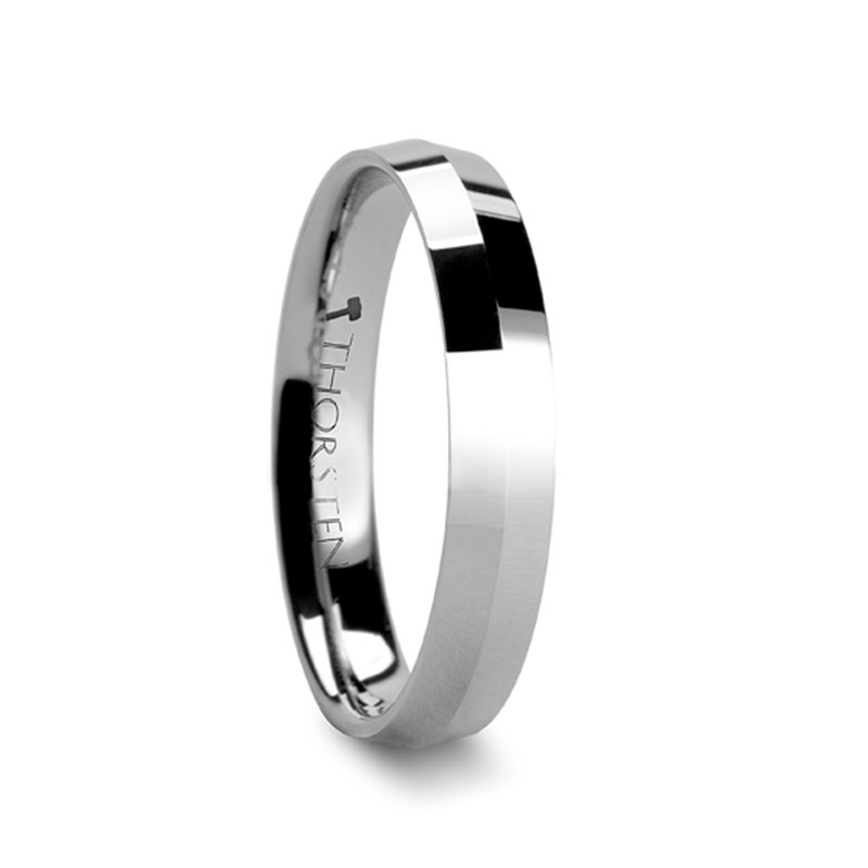 SHOGUN Knife Edge Tungsten Carbide Ring - 4mm & 8mm