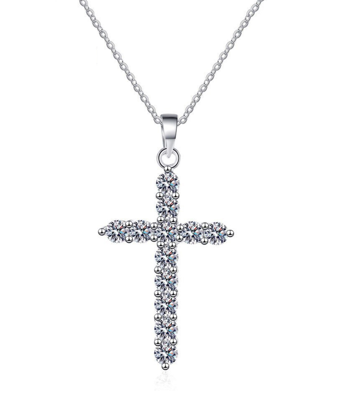 3.02 Diamond Cross Pendant – Hamra Jewelers