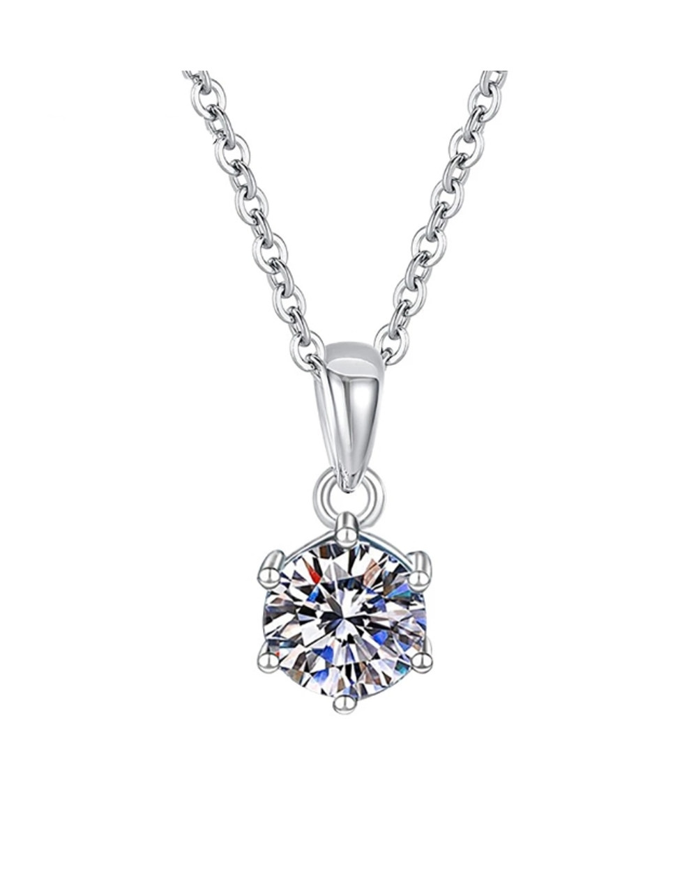 Round Brilliant Cut GRA Lab Certified Moissanite Diamond