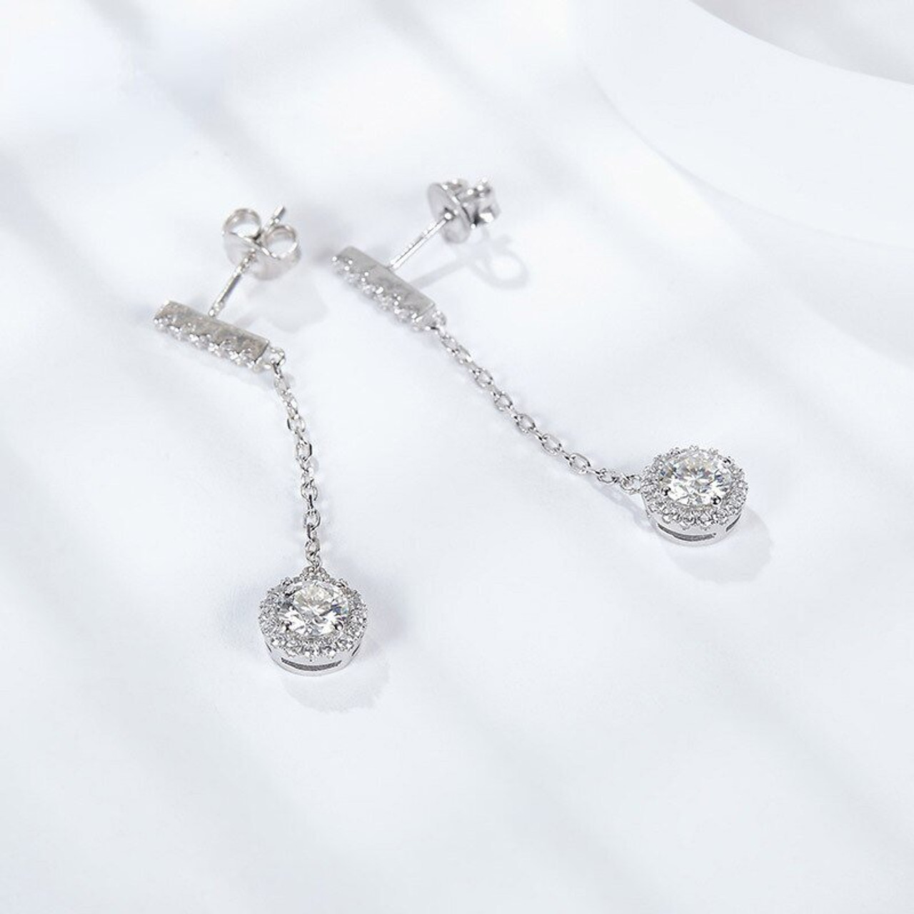 ☆人気☆【TATIANA】☆Moissanite Ear Jacket Earrin.g☆ Moissanite Earring Jackets 2025 | www.urbag.ws