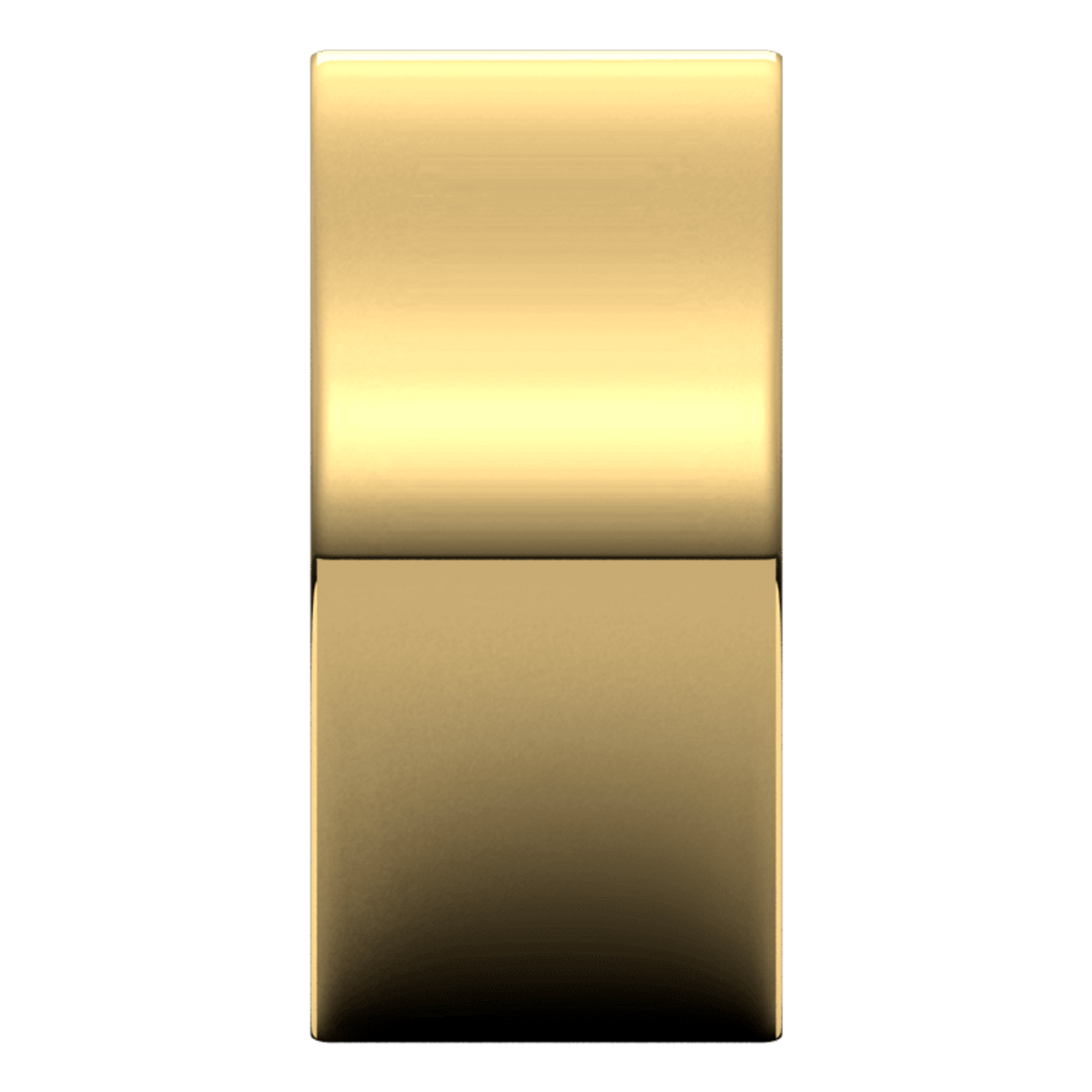 Yellow-Gold-10mm-Comfort-Fit-Flat-Wedding-Band-Vertical-View