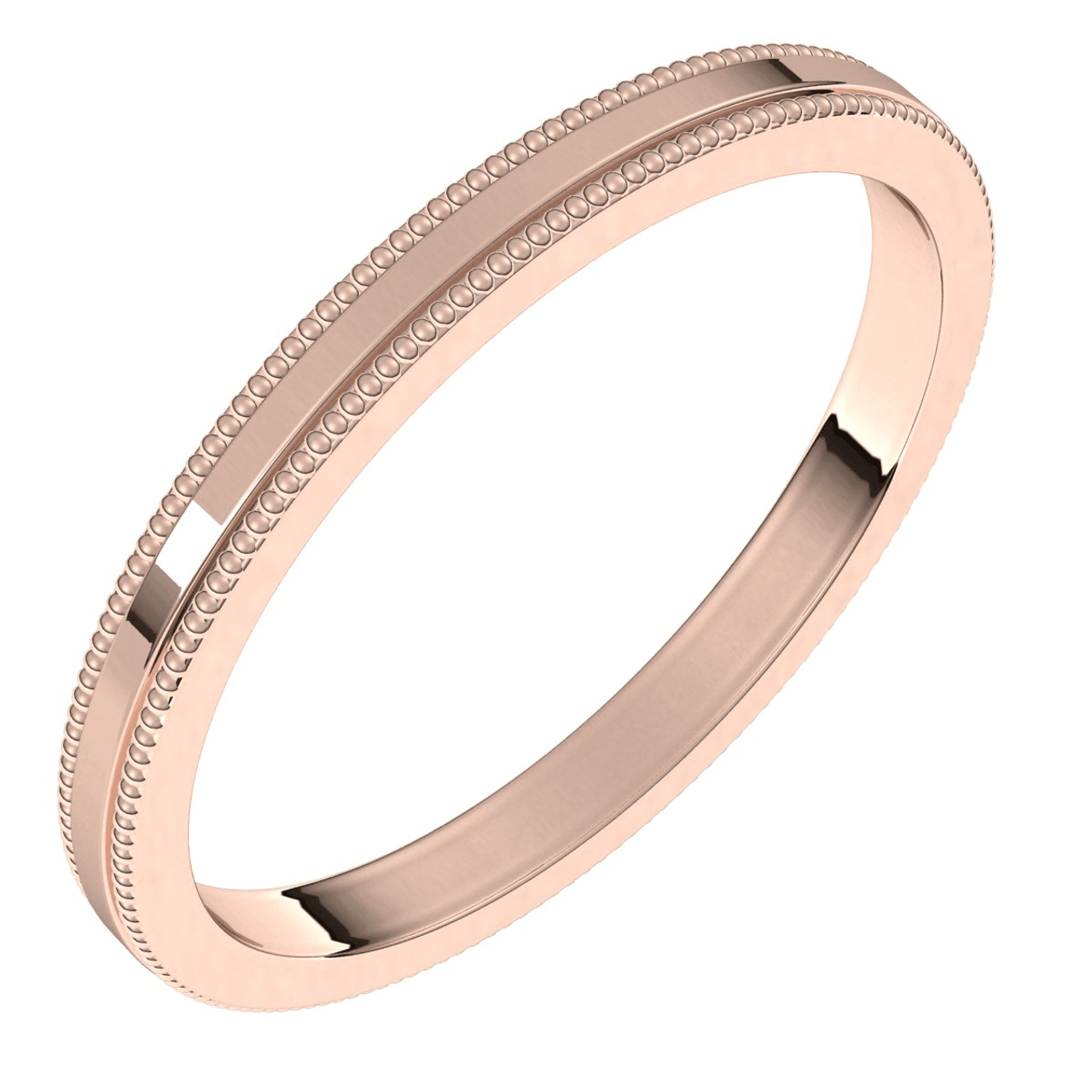 Edge Band in Yellow, Rose or White Gold