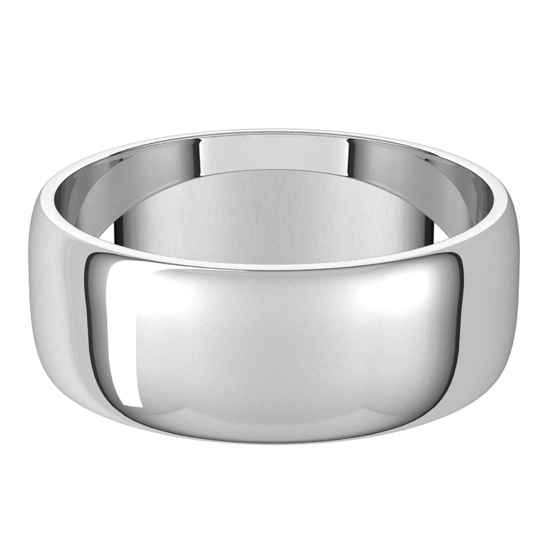 Platinum-7mm-Lightweight-Half-Round-Wedding-Band-Horizontal-View
