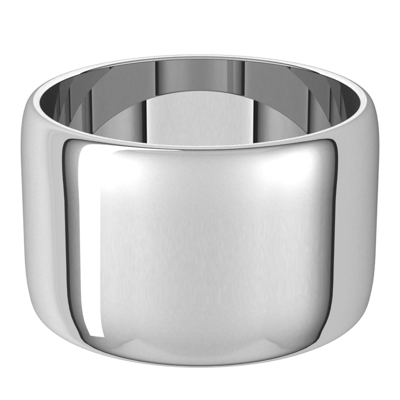 Platinum-12mm-Lightweight-Half-Round-Wedding-Band-Horizontal-View