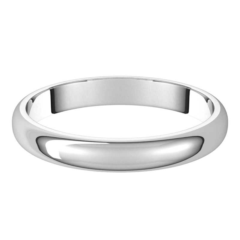 Sterling-Silver-3mm-Standard-Half-Round-Wedding-Band-Horizontal-View