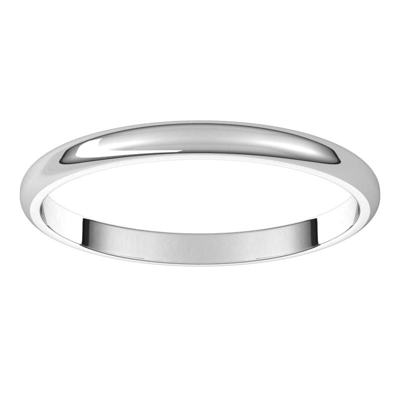 Sterling-Silver-2mm-Lightweight-Half-Round-Wedding-Band-Horizontal-View