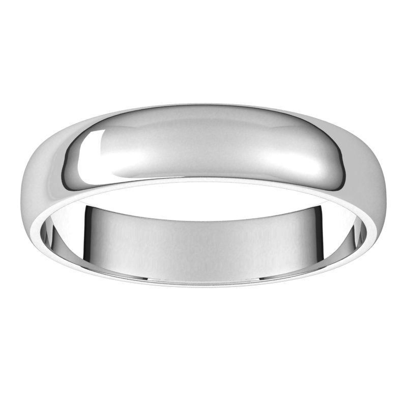 Sterling-Silver-4mm-Lightweight-Half-Round-Wedding-Band-Horizontal-View