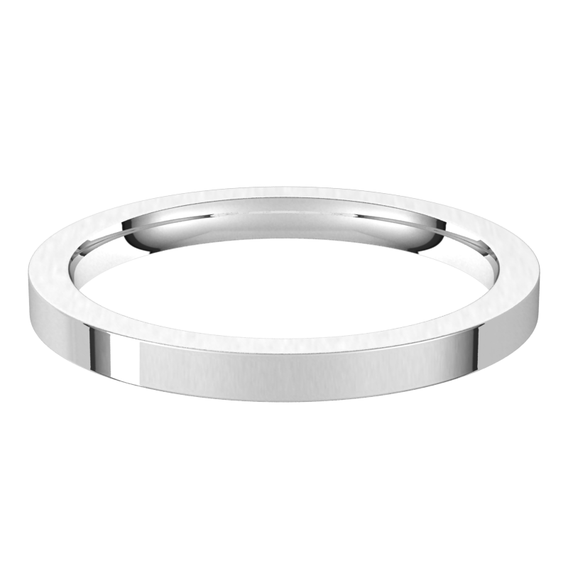 Sterling-Silver-2mm-Comfort-Fit-Flat-Wedding-Band-Horizontal-View