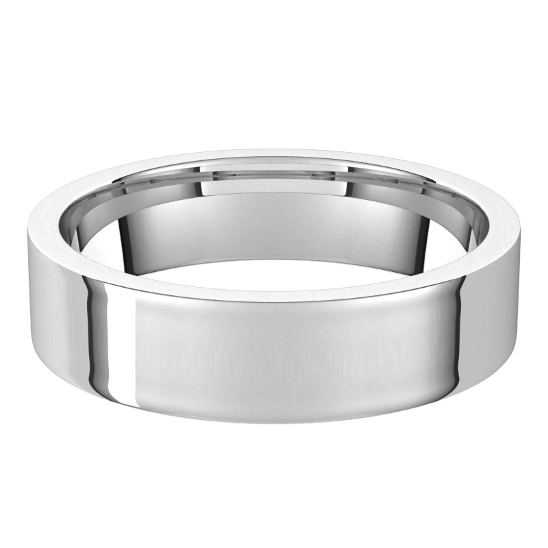 Sterling-Silver-5mm-Lightweight-Comfort-Fit-Flat-Wedding-Band-Horizontal-View