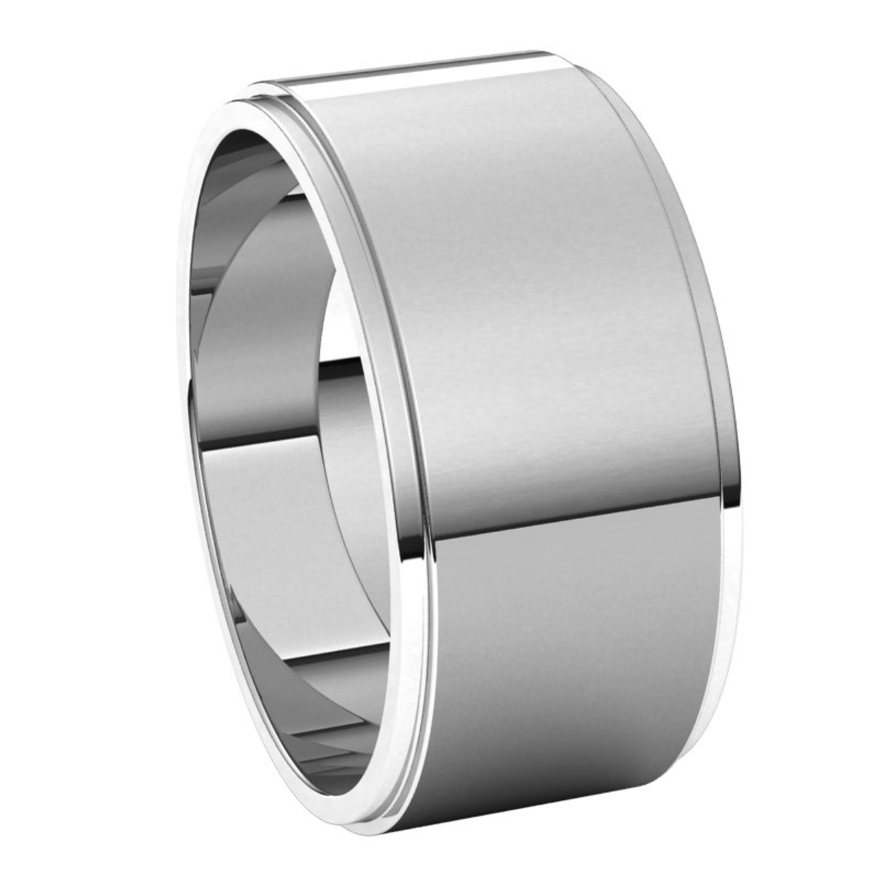 Titanium Steel Ring 9mm Men's Wedding Band