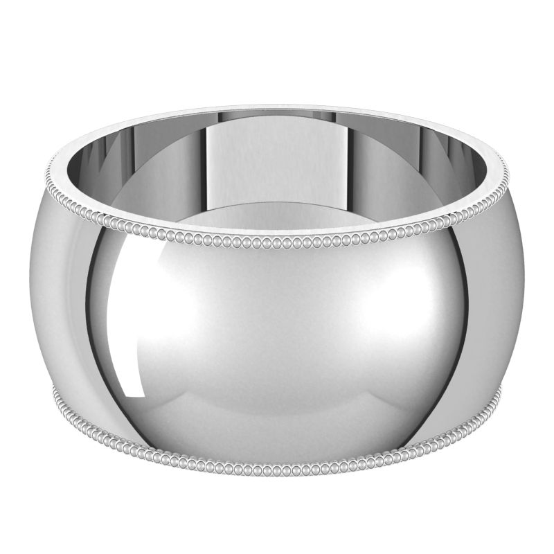 Sterling-Silver-12mm-Standard-Milgrain-Edge-Wedding-Band-Horizontal-View