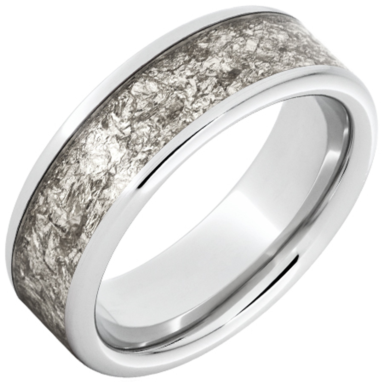 Serinium-Pipe-Cut-with-5mm-Silver-Leaf-Inlay-Wedding-Band-Side-View1 Serinium-Pipe-Cut-with-5mm-Silver-Leaf-Inlay-Wedding-Band-Side-View1