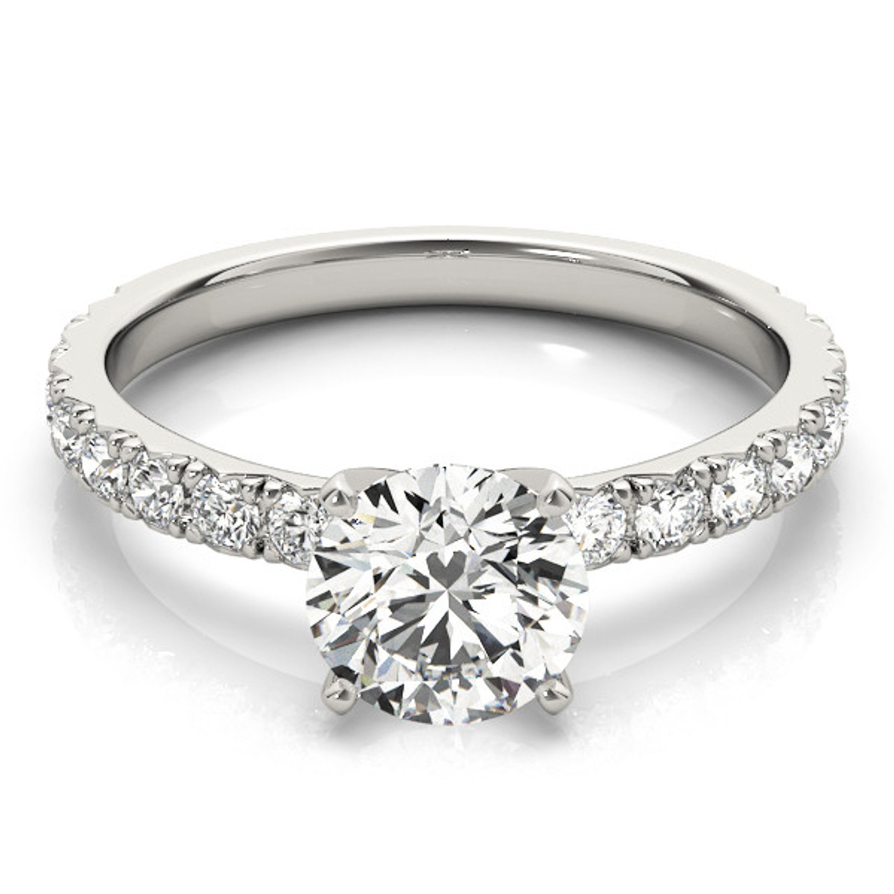 1 1/2 ctw Round Lab Grown Diamond Solitaire Engagement Ring -  Grownbrilliance