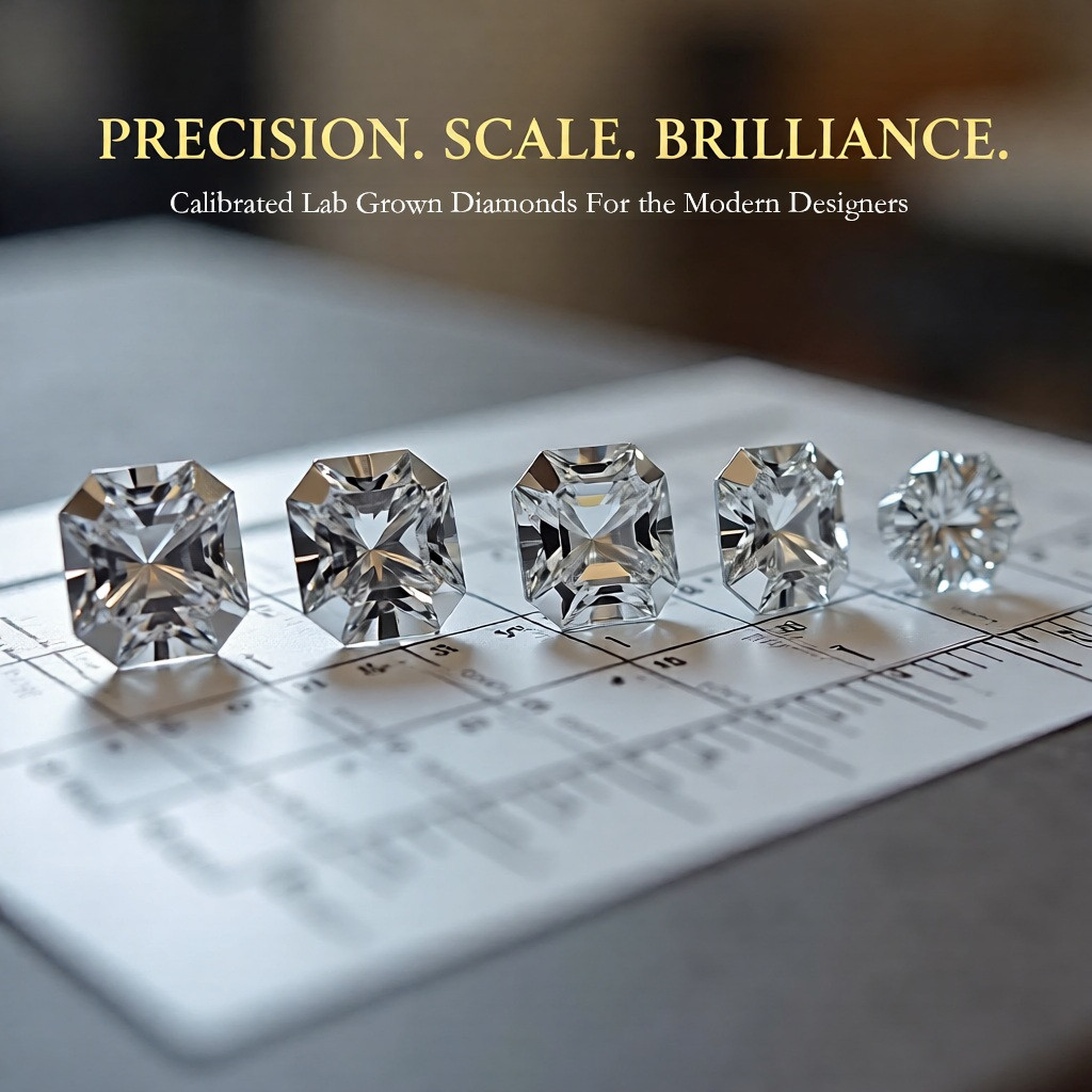 Lab Grown Diamond Straight Baguette Cut in Calibrated sizes - Premium Melee for Designers & Jewelers 0.20 to 0.25 Carat VS1/F Clarity Color
