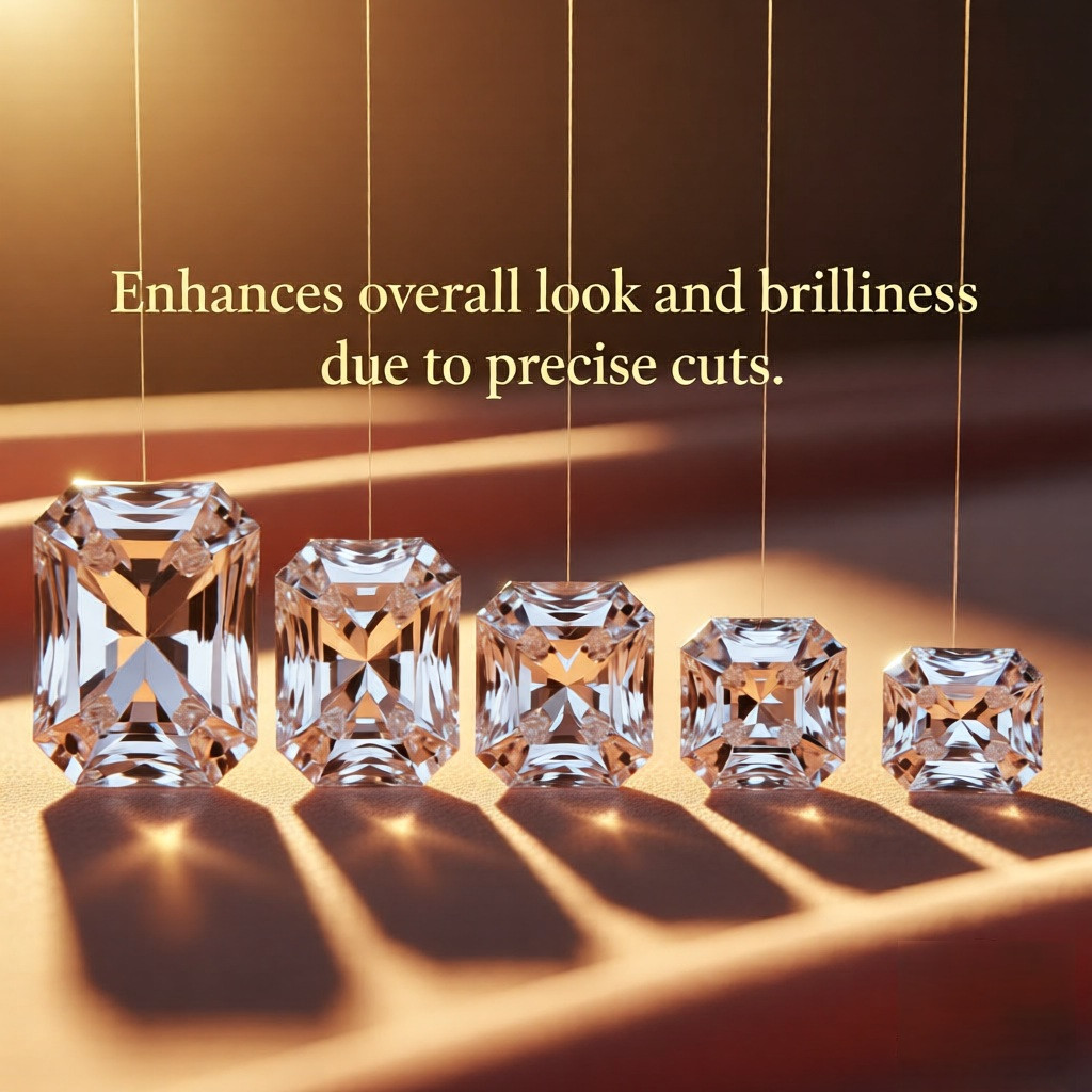 Lab Grown Diamond Straight Baguette Cut in Calibrated sizes - Premium Melee for Designers & Jewelers 0.20 to 0.25 Carat VS1/F Clarity Color