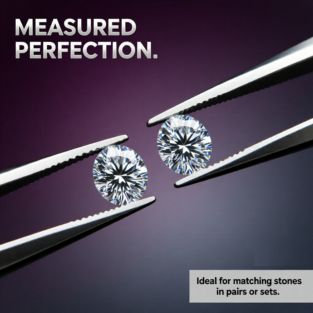 Lab Grown Diamond Keystone Shape in Calibrated sizes - Premium Melee for Designers & Jewelers 0.20 to 0.50 Carat VS1/F Clarity Color