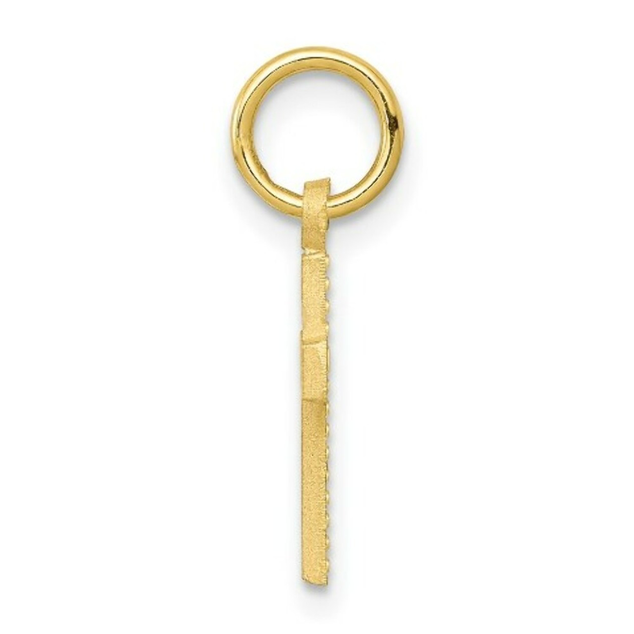 10K Yellow Gold Cross Charm - (A81-742)