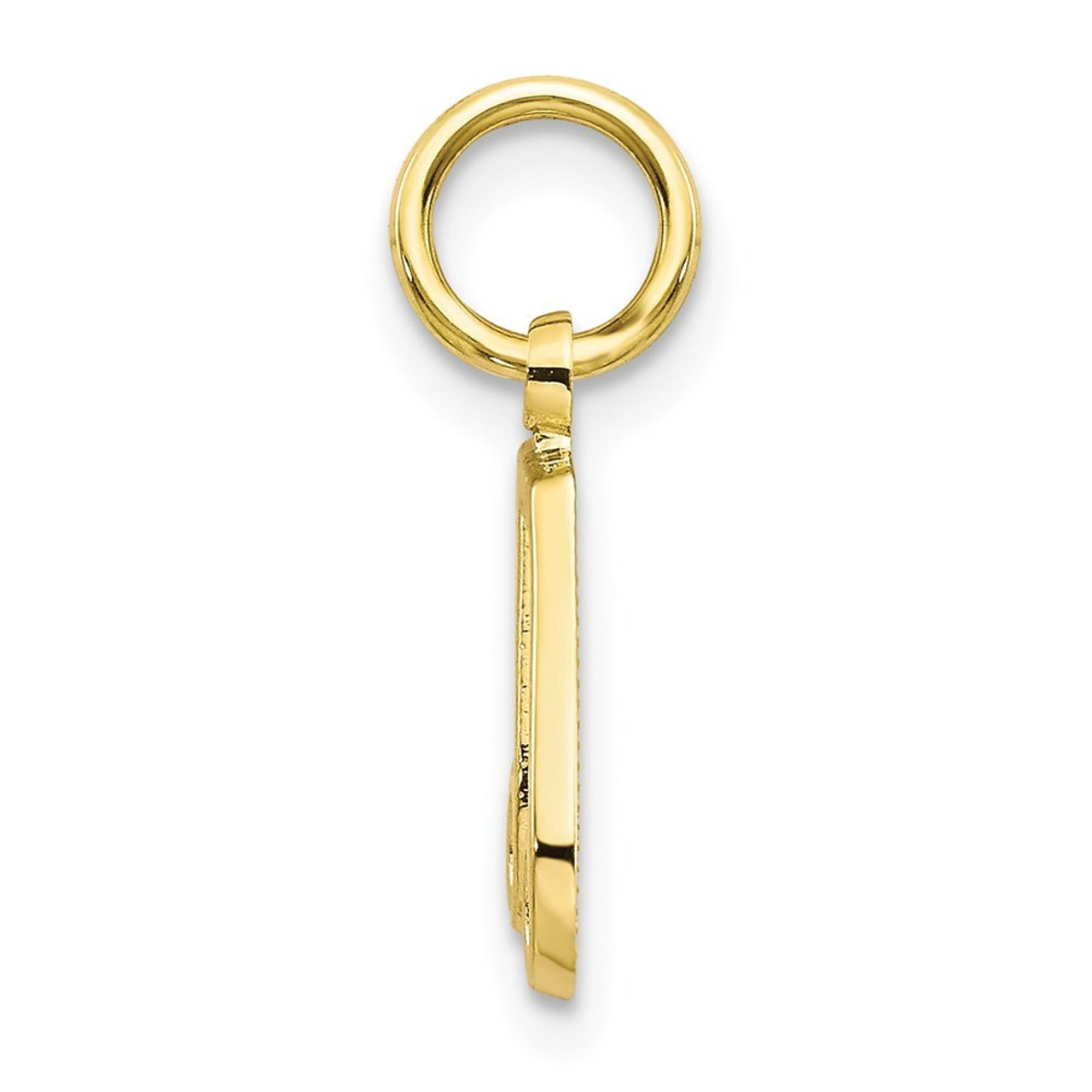 10K Yellow Gold Musical Note Charm - (A81-815)