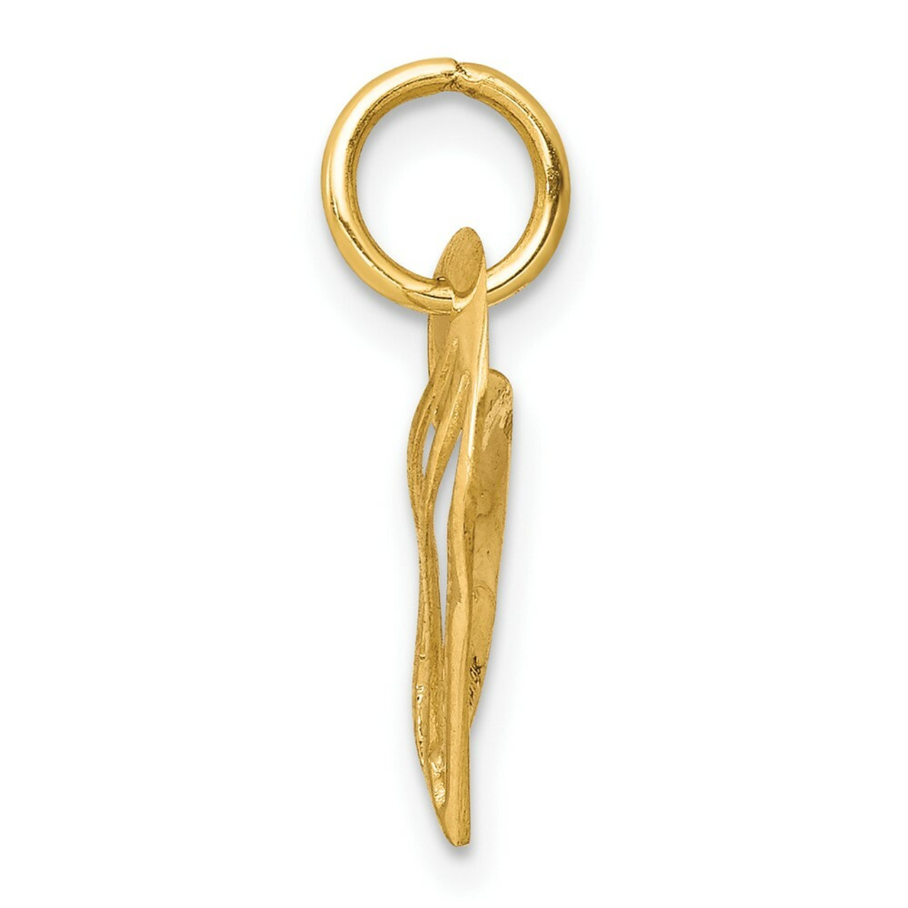 10K Yellow Gold Heart Charm - (A81-847)