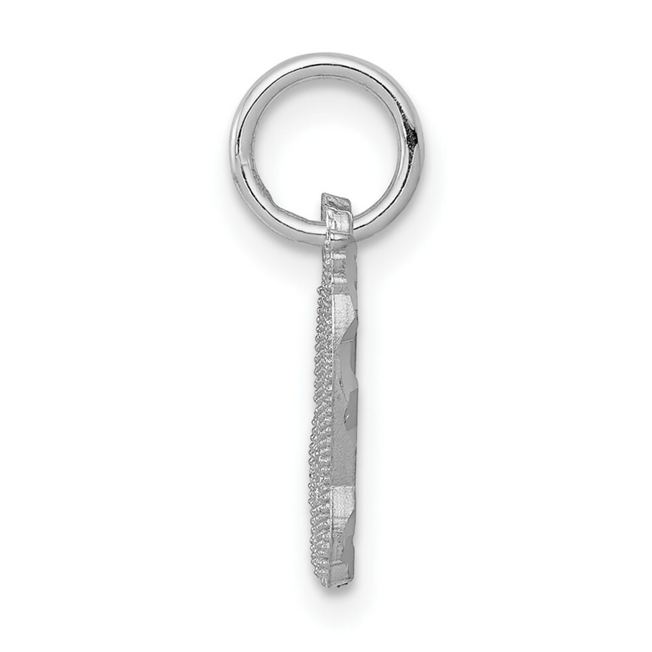 10K White Gold Praying Hands Charm - (A81-848)