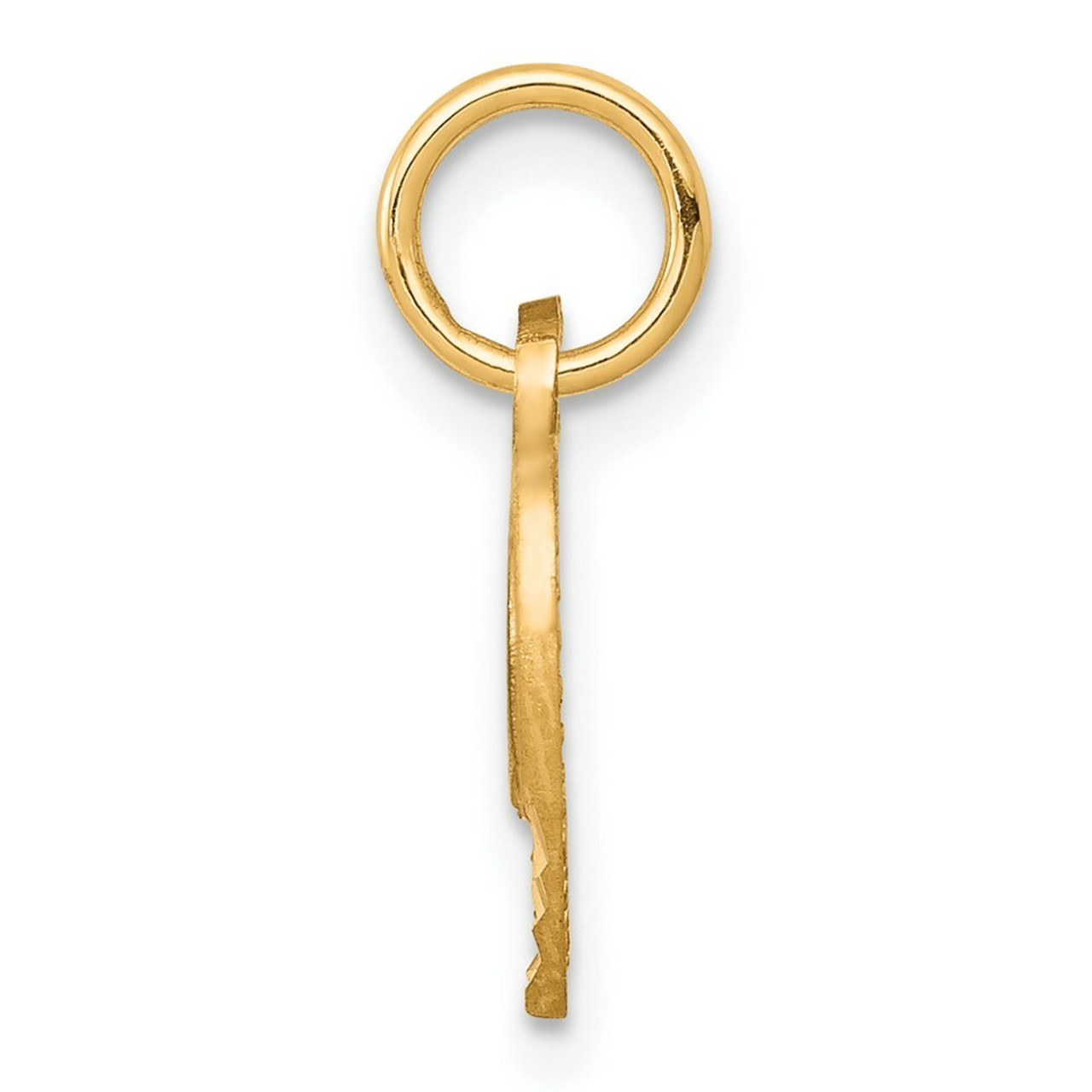 10K Yellow Gold Heart Charm - (A81-891)