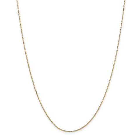 Leslie's 14K Yellow Gold 1mm Snake Chain Necklace - Length 24'' inches - (B18-326)