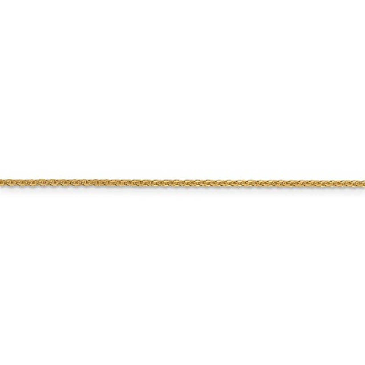 Leslie's 14K Yellow Gold Flat Cable Chain Necklace - Length 16'' inches - (B18-346)