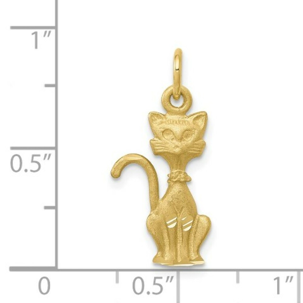 10K Yellow Gold Tom Cat Charm - (A81-960)