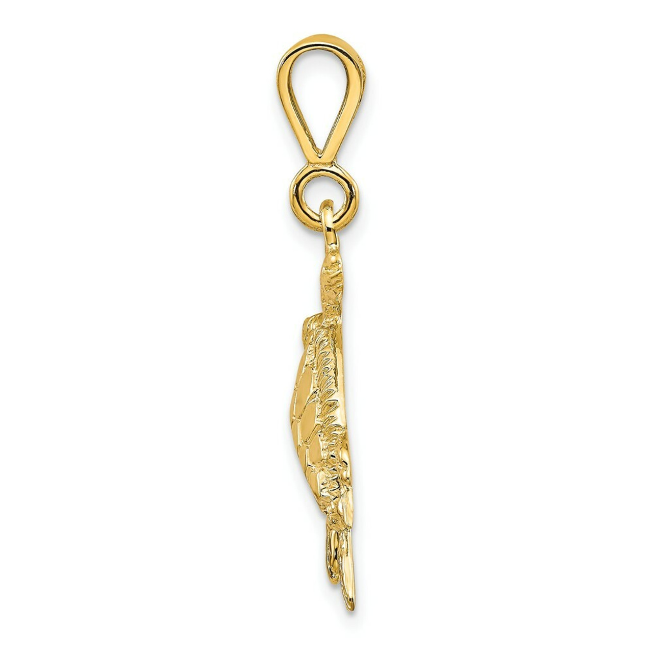 10K Yellow Gold Turtle Charm - (A81-977)