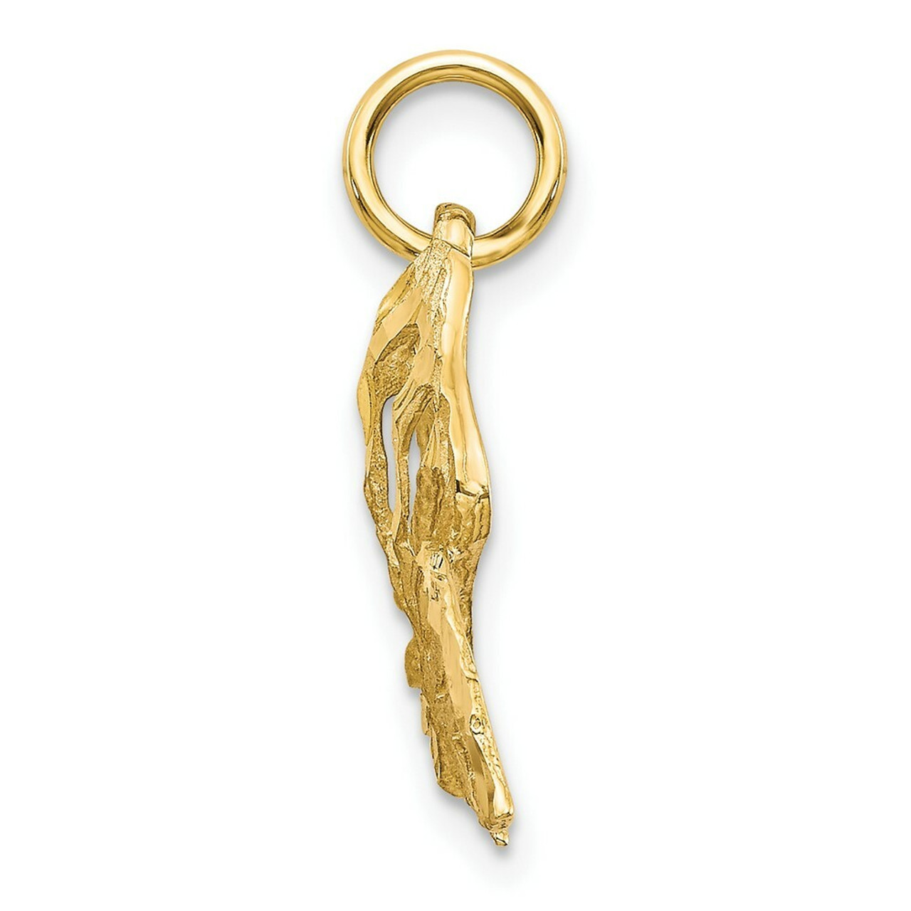 10K Yellow Gold Butterfly Charm - (A81-982)