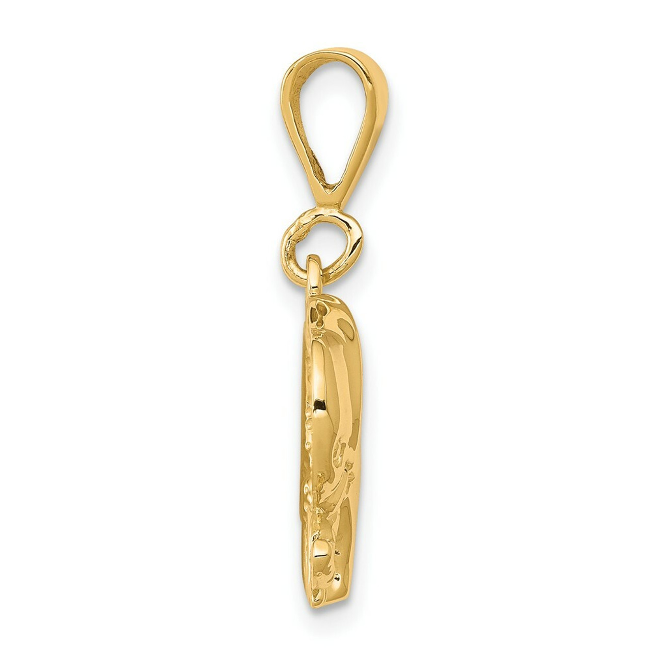10K Yellow Gold Elephant Charm - (A81-996)