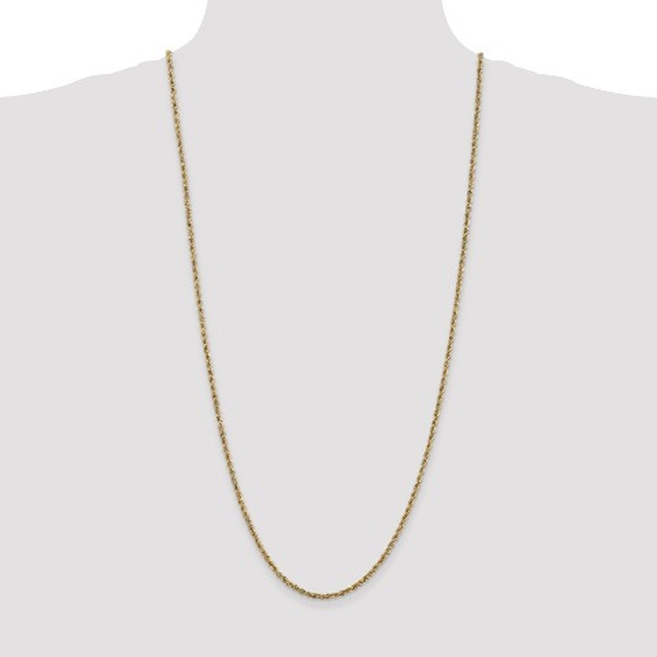 High-Polish Square Oval Chain Necklace 24K Yellow Gold 18