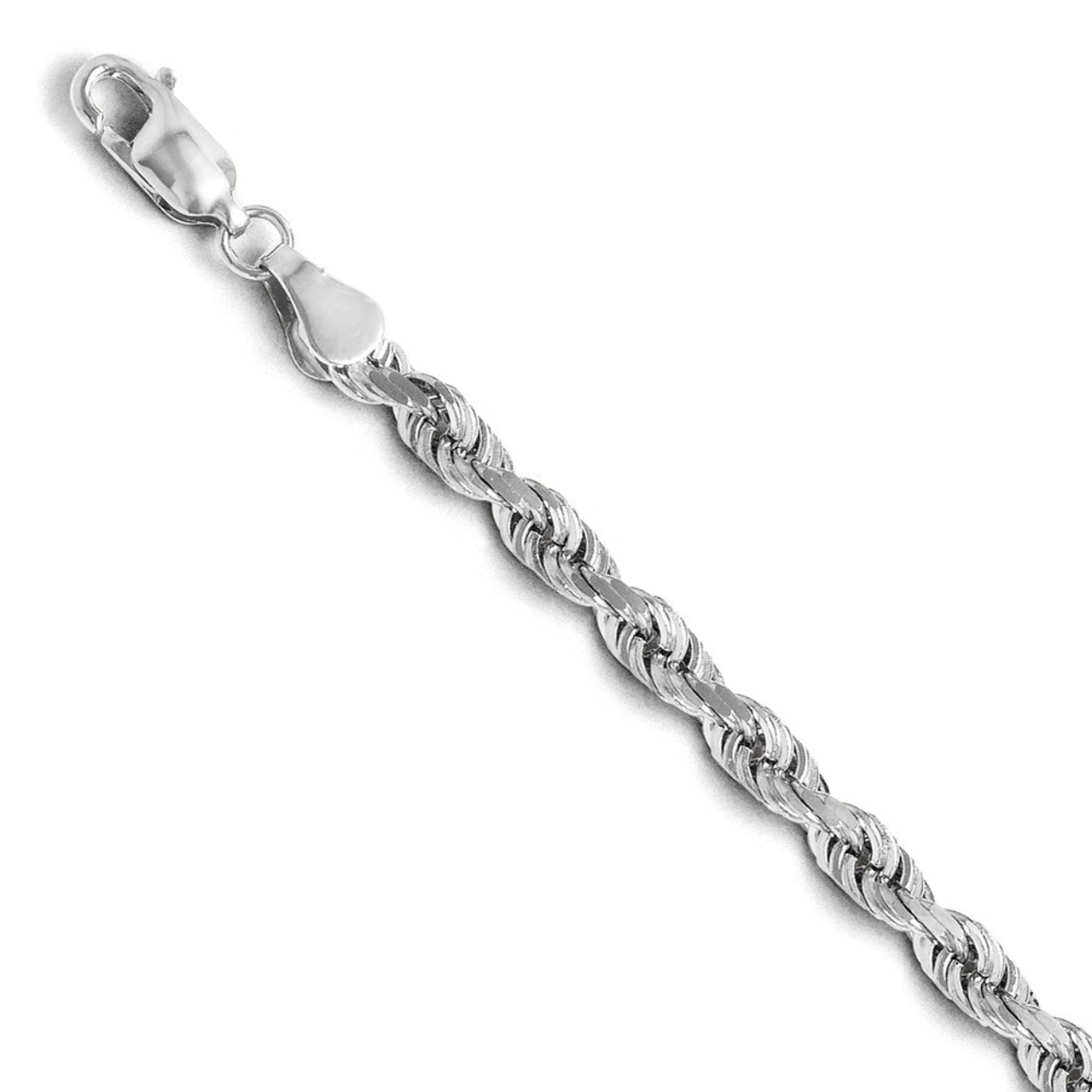 Tiffany & Co. - Sterling Silver & 18 Karat Yellow Gold Rope Bracelet 7.25