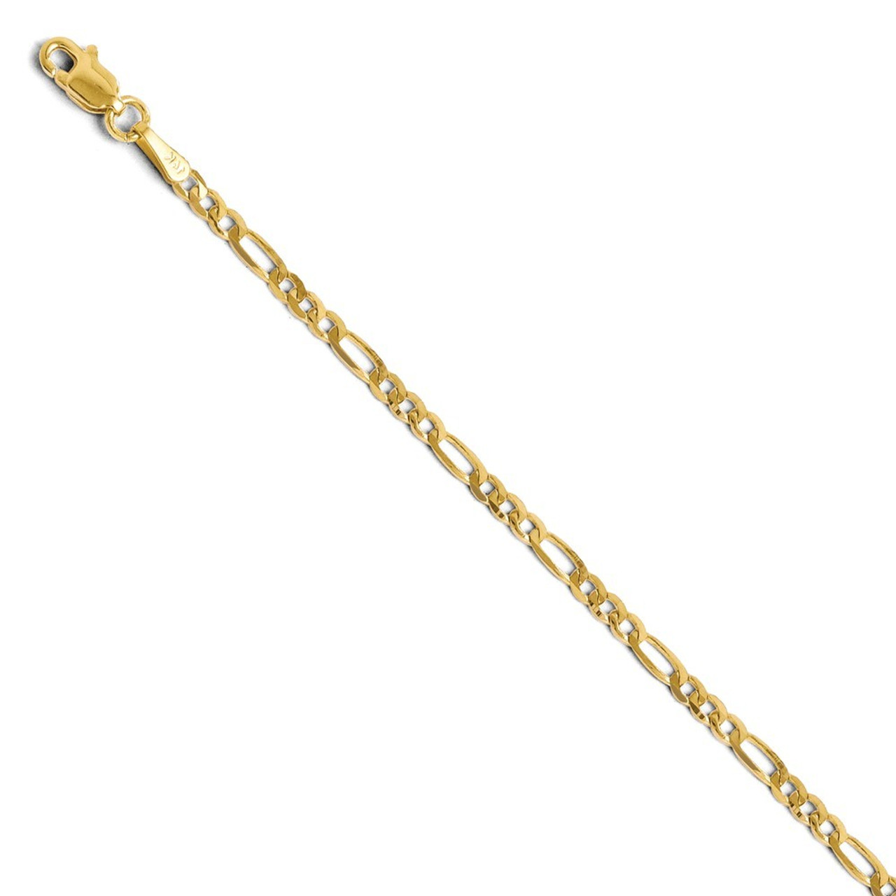 Lizzie Mandler Fine Jewelry 18K Yellow Gold Figaro Chain Link Bracelet -  Bergdorf Goodman