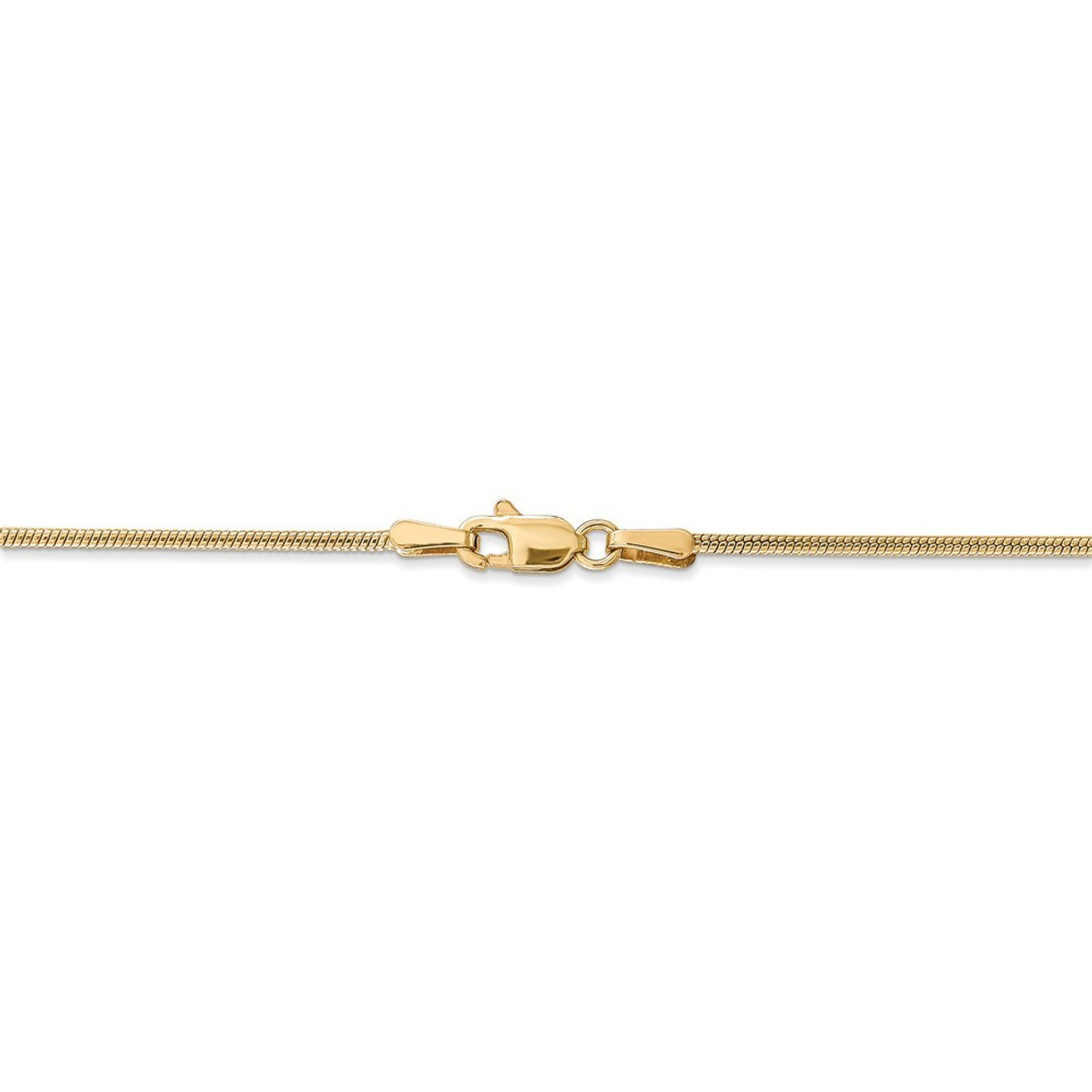 Snake Chain Necklace in 14K Gold - 20